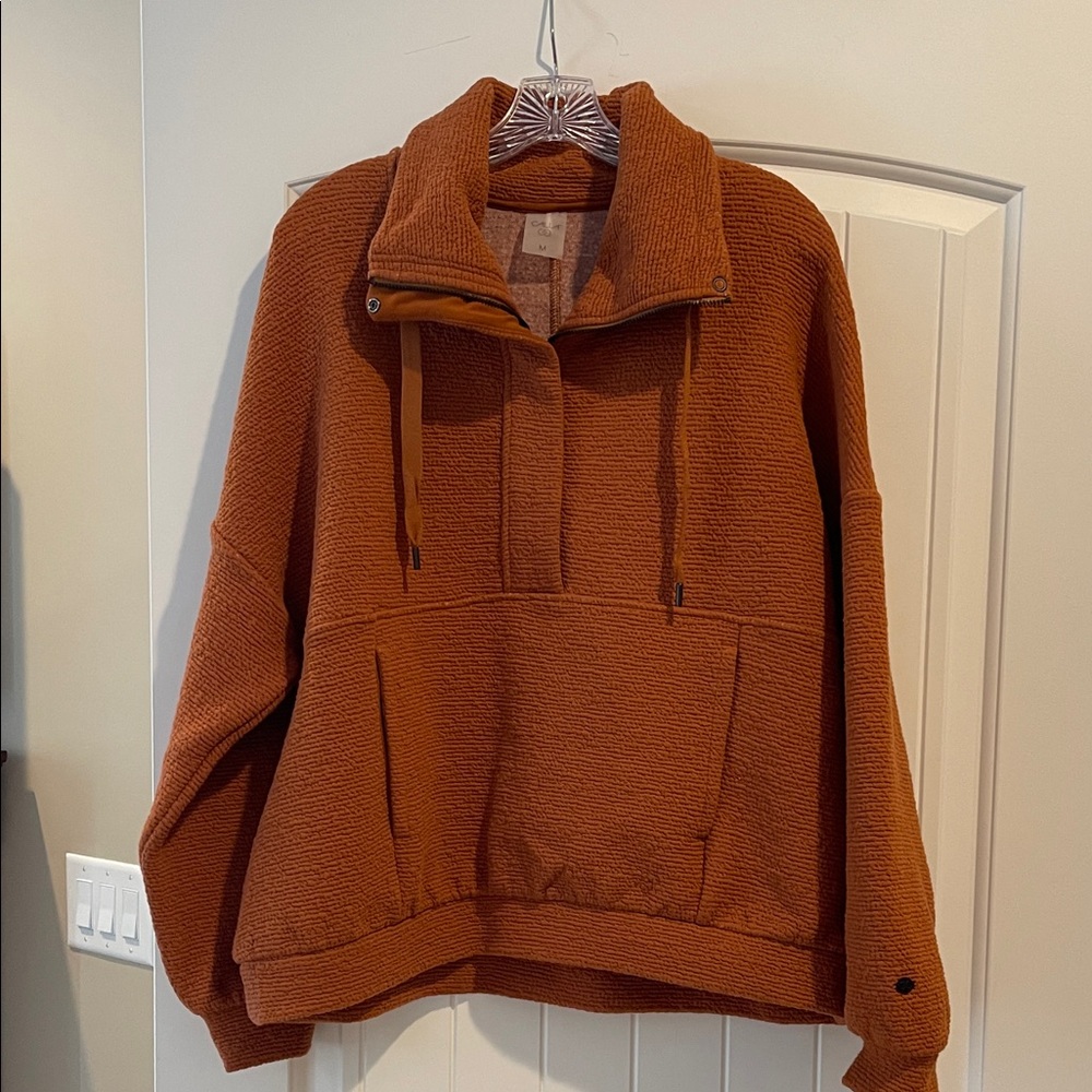 Calia 1/4 zip with front pocket